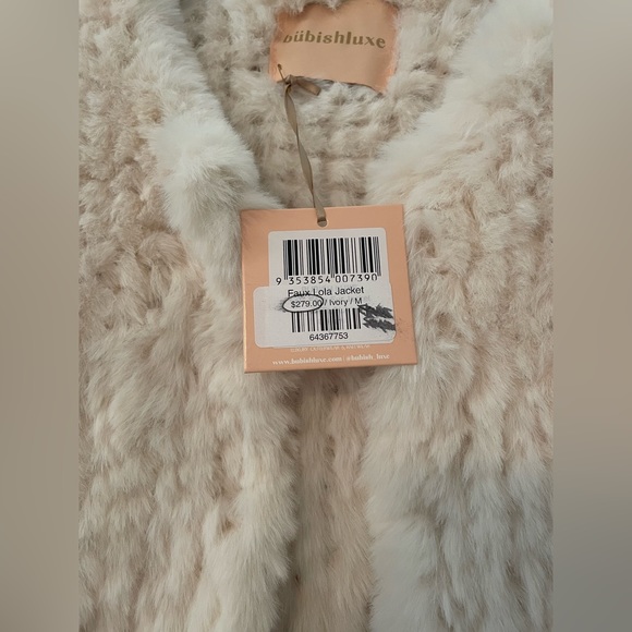 Bubish Ivory Faux Lola Jacket | M - Picture 6 of 9